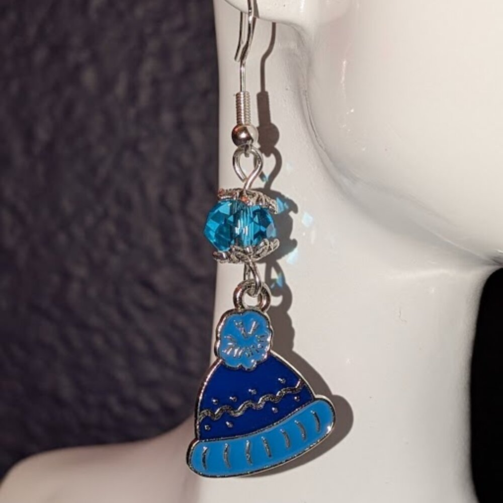 Winter Hat Earrings